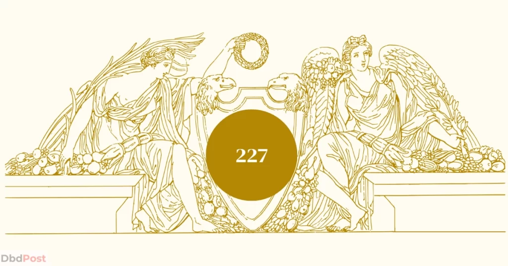 feature image-227 angel number-227 angel number illustration