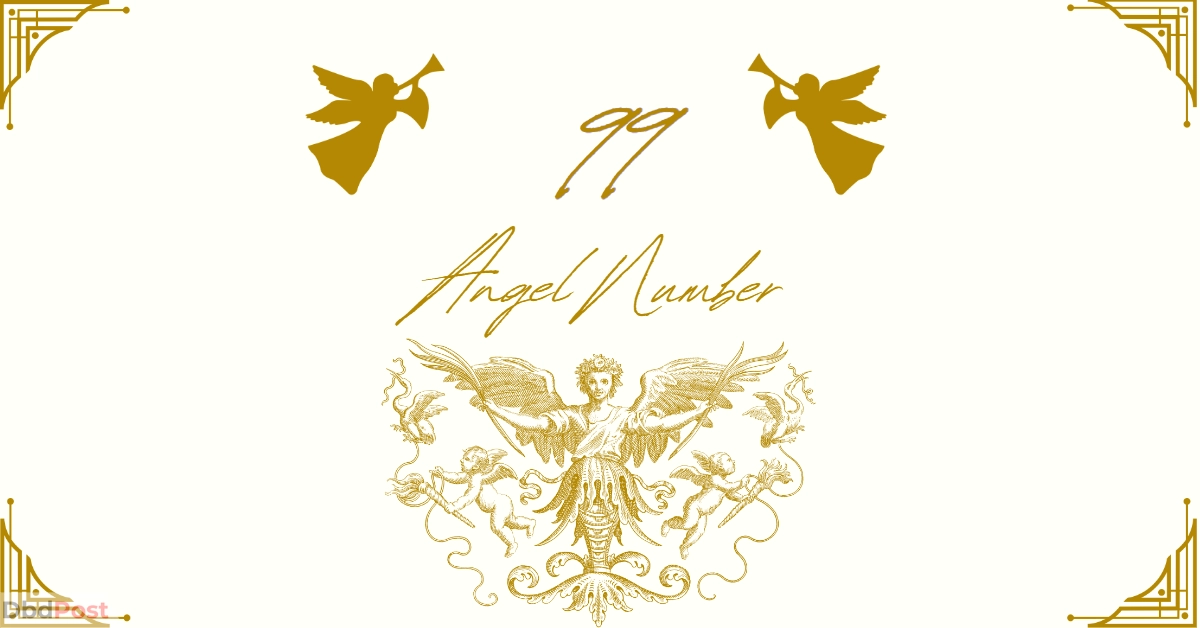 feature image-99 angel number-99 angel number illustration