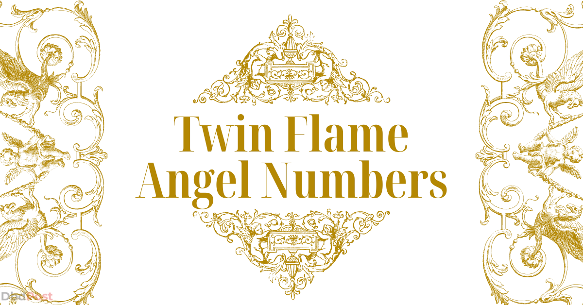 feature image-twin flame angel numbers -twin flame angel numbers illustration