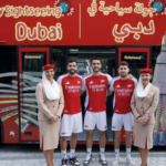 Arsenal players Dubai tour